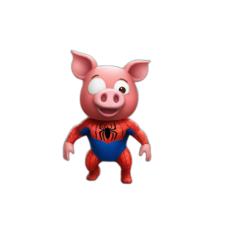 Spider pig | AI Emoji Generator