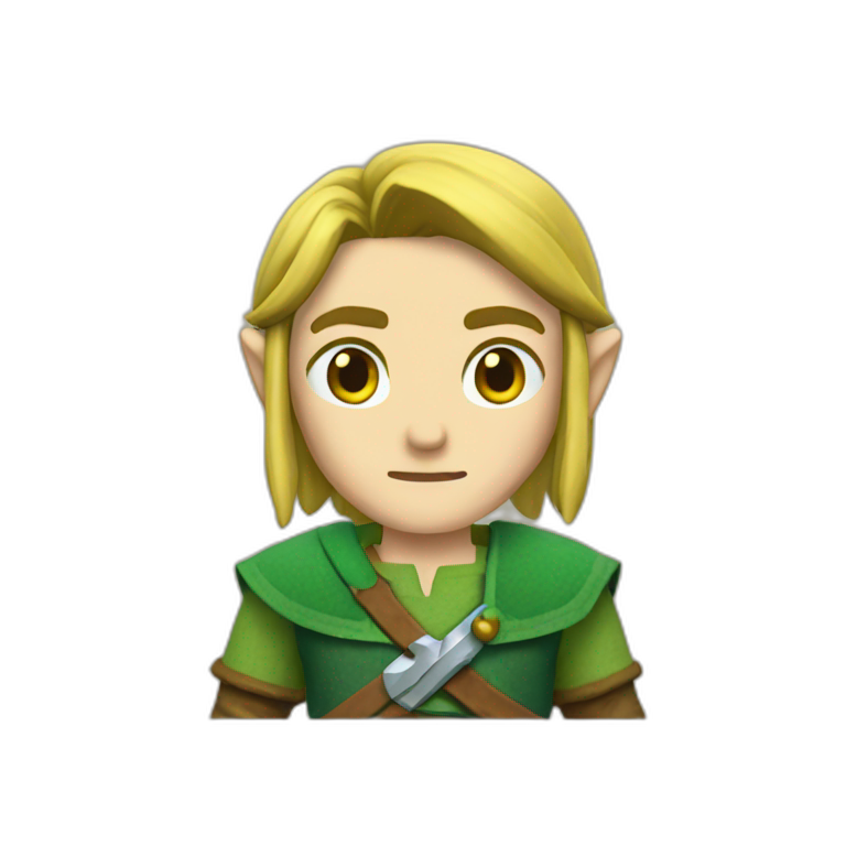 Zelda et link | AI Emoji Generator