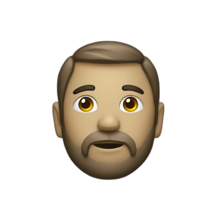 A white ESG talent wears forest-green clothes | AI Emoji Generator