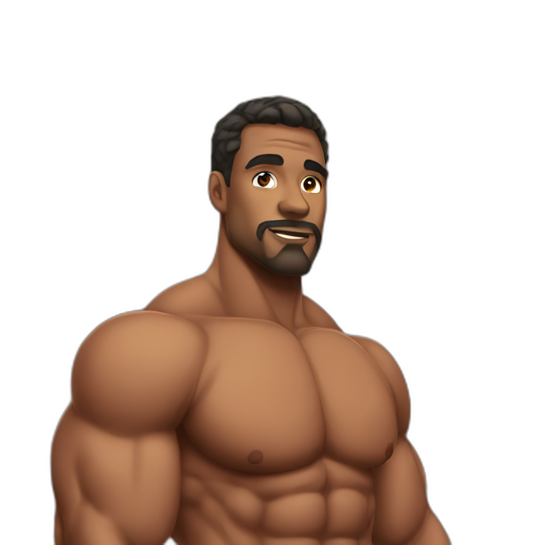 Hot Man With Big Chest Ai Emoji Generator 0061