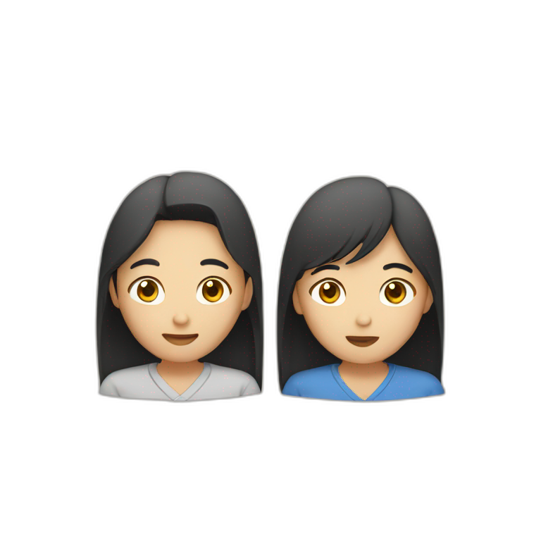 two people talking | AI Emoji Generator