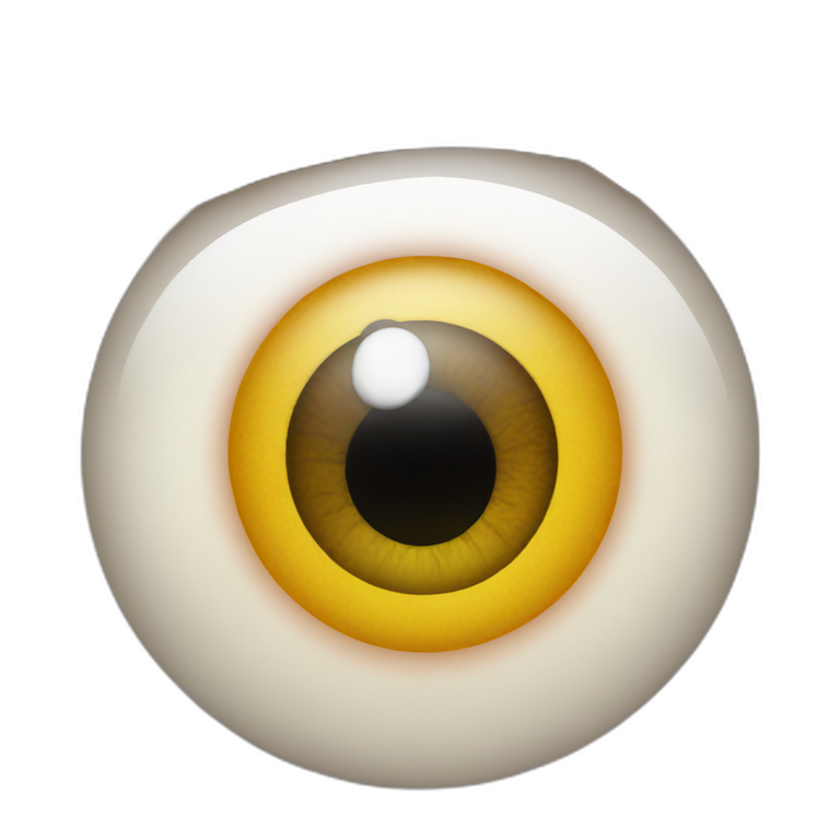 Furball black cat fur ball eyeball | AI Emoji Generator