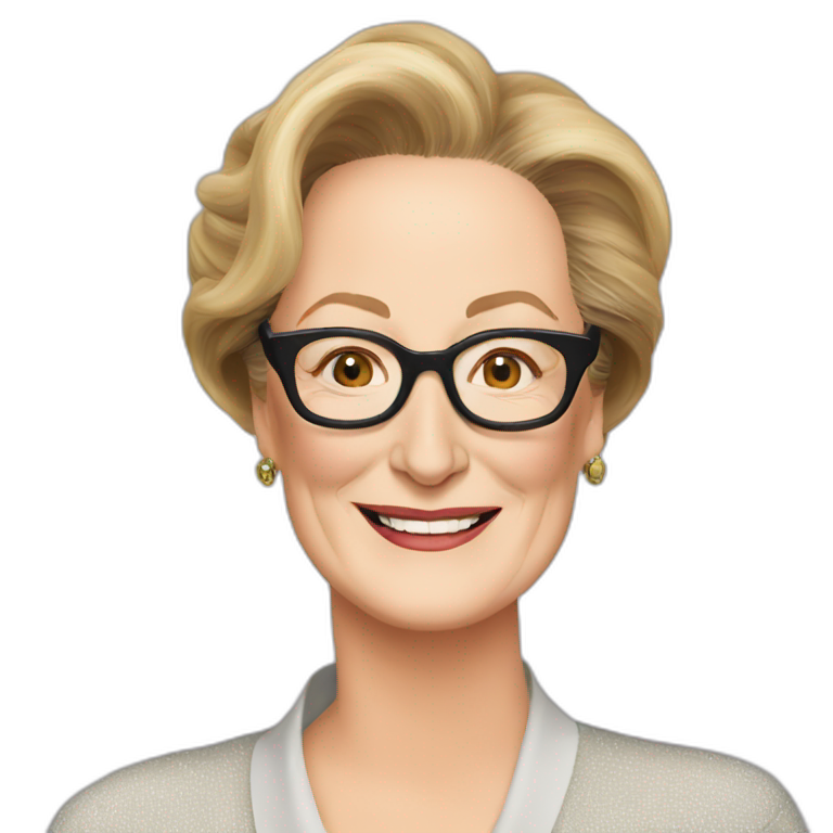 meryl Streep | AI Emoji Generator