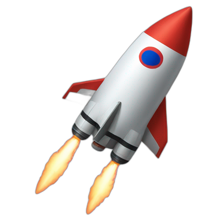 North Korean rocket | AI Emoji Generator