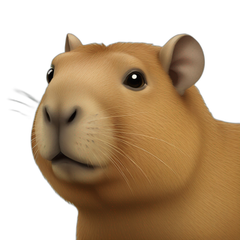 Baby capibara studying | AI Emoji Generator