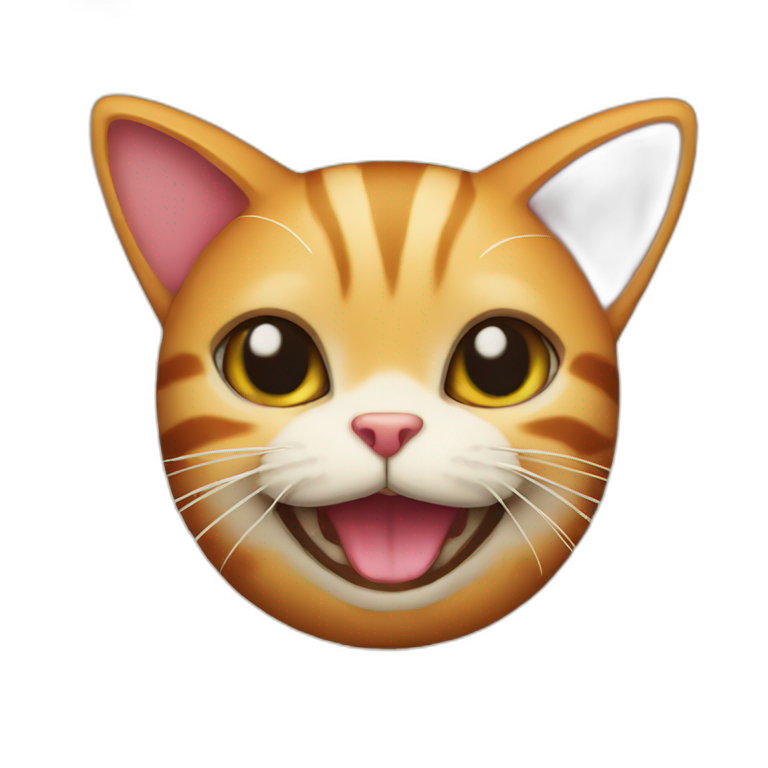 cat with rabbit ear | AI Emoji Generator