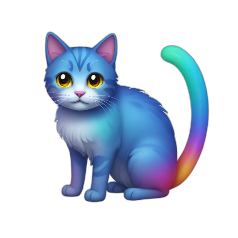 cat rainbow | AI Emoji Generator