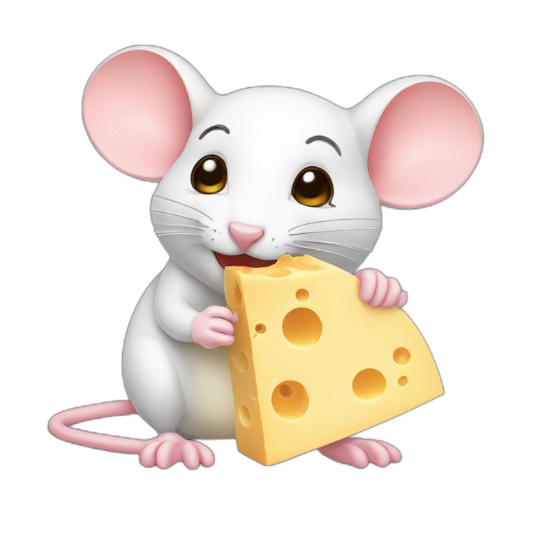 mouse trap with cheese on it and box | AI Emoji Generator