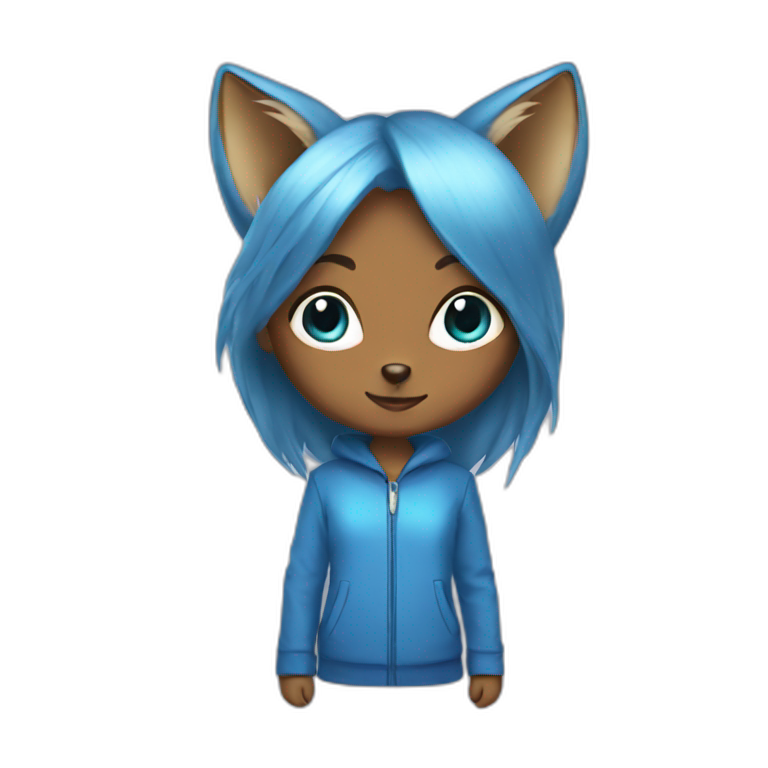 red fox girl | AI Emoji Generator