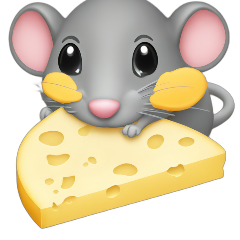 mouse trap with cheese on it and box | AI Emoji Generator