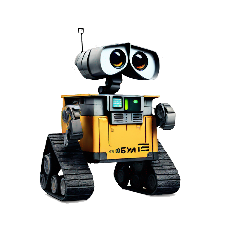 Wall-e Disney with just upper body | AI Emoji Generator