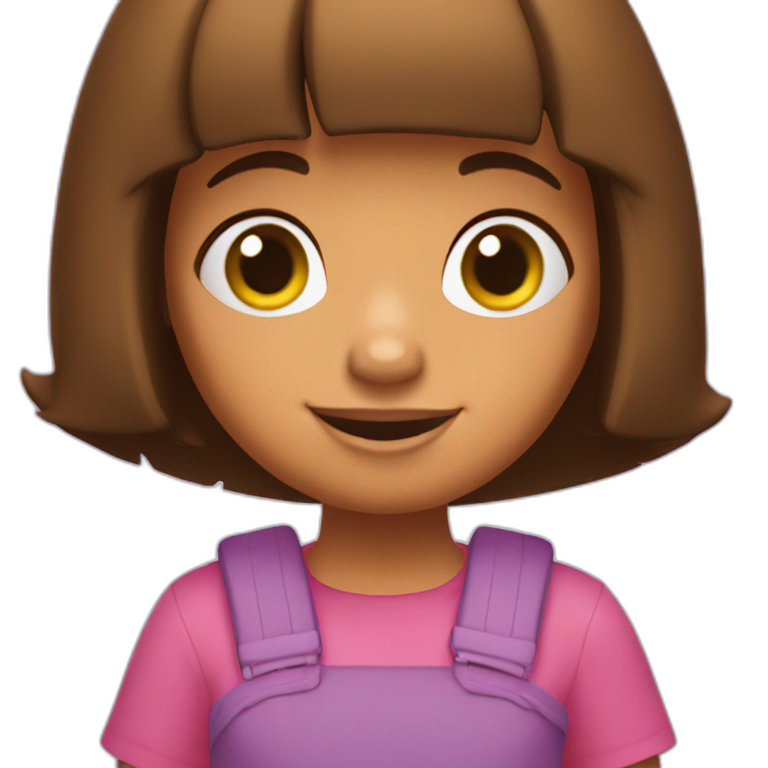 Gorilla carrying dora the explorer towards an open door | AI Emoji ...