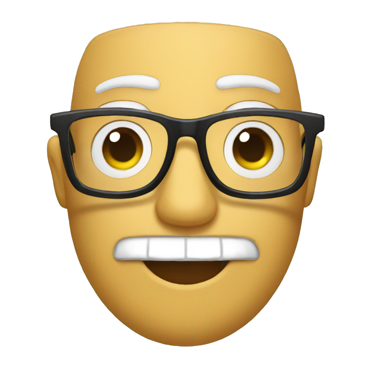 glasses emoji | AI Emoji Generator