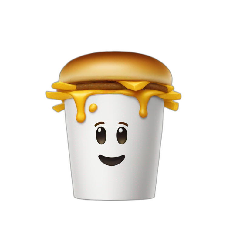 Ado qui mange McDo | AI Emoji Generator