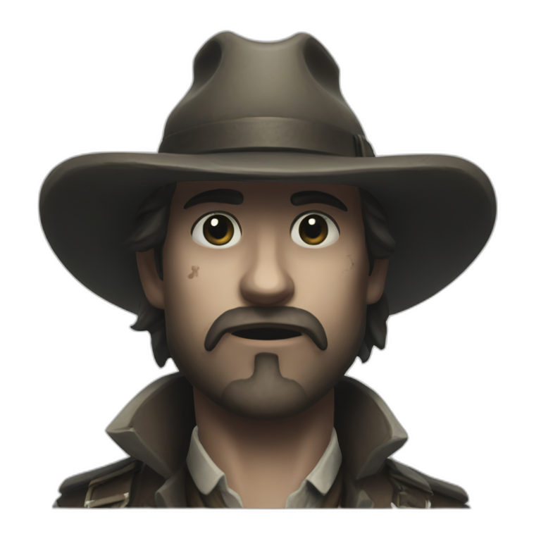 Hunt Showdown legendary hunter | AI Emoji Generator