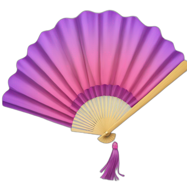 folding_hand_fan | AI Emoji Generator