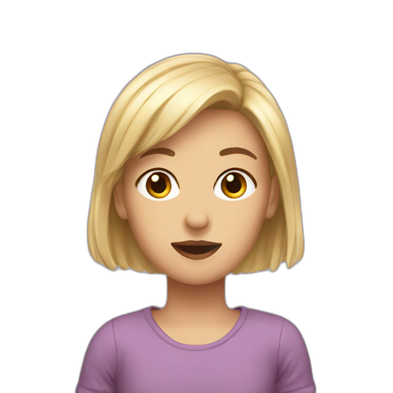 long-hair blond femboy gothic sorcerer | AI Emoji Generator