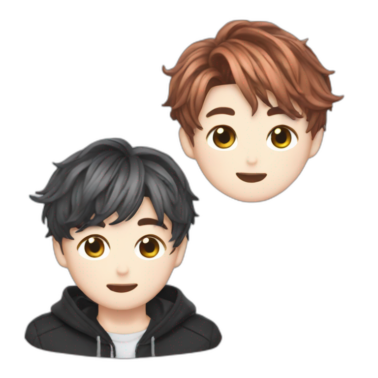 junkook bts | AI Emoji Generator