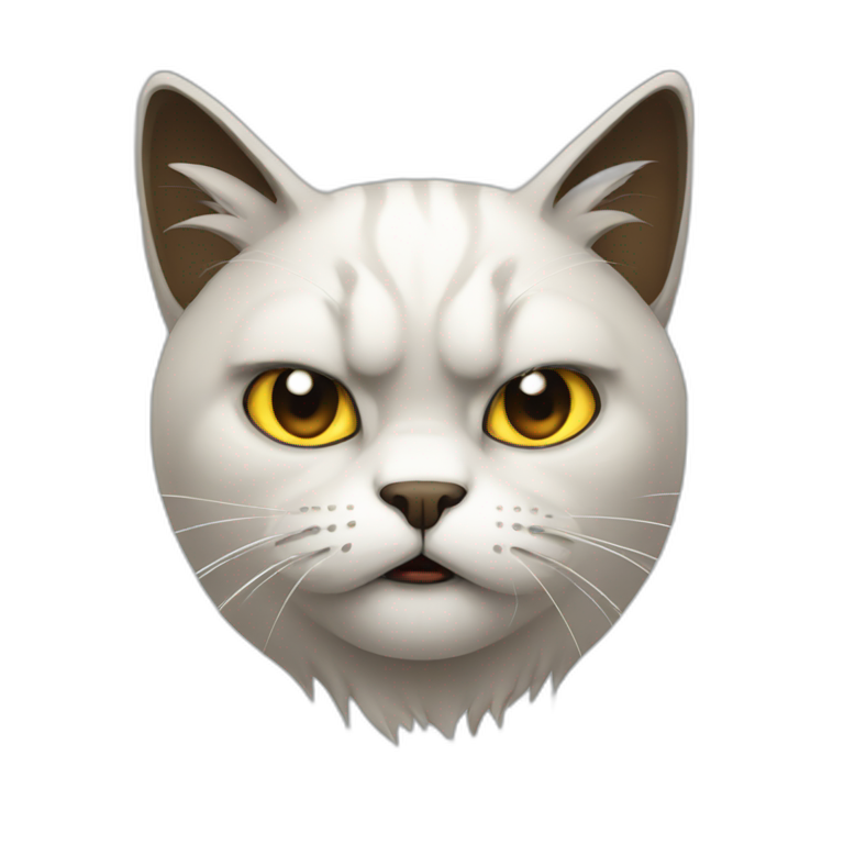 angry cat | AI Emoji Generator