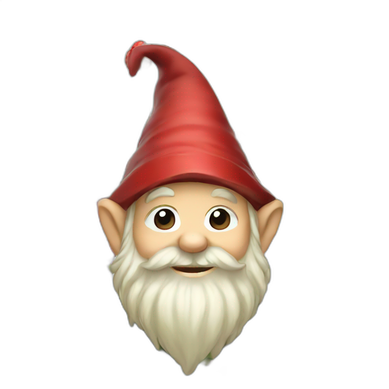 gnome with mask | AI Emoji Generator