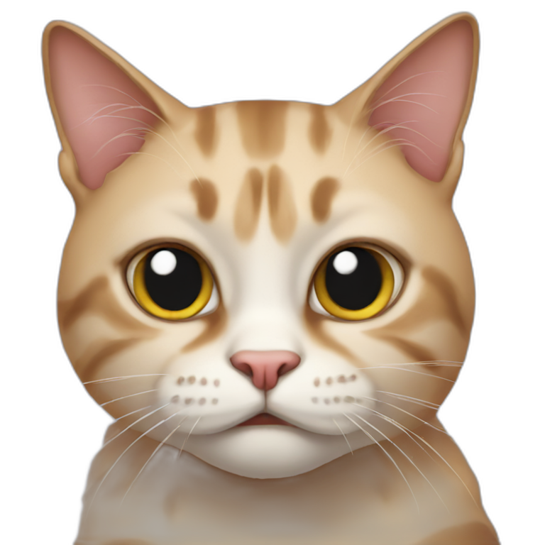 Ugly cat | AI Emoji Generator