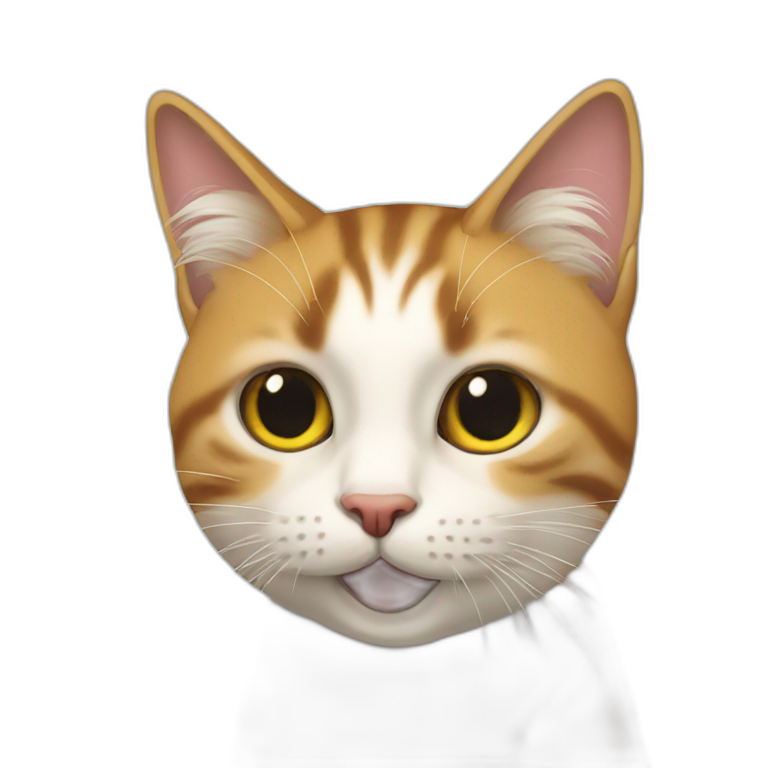 Shh I'm mewing | AI Emoji Generator