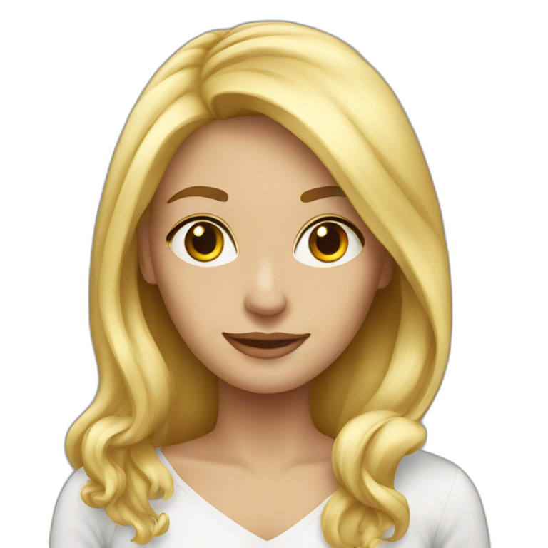 king with long blond hair, golden cloak | AI Emoji Generator