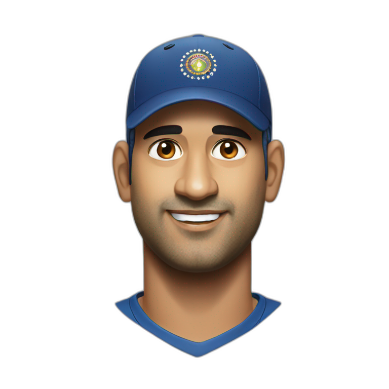 Ms dhoni | AI Emoji Generator