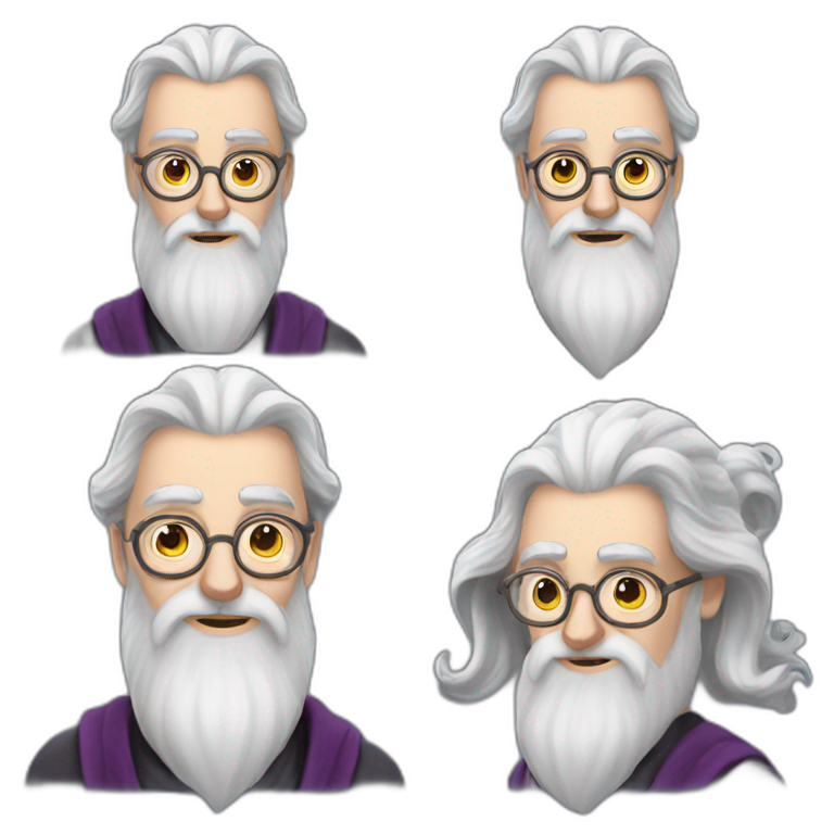 Young Dumbledore | AI Emoji Generator