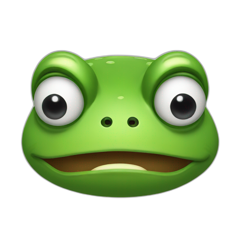 Angry frog | AI Emoji Generator