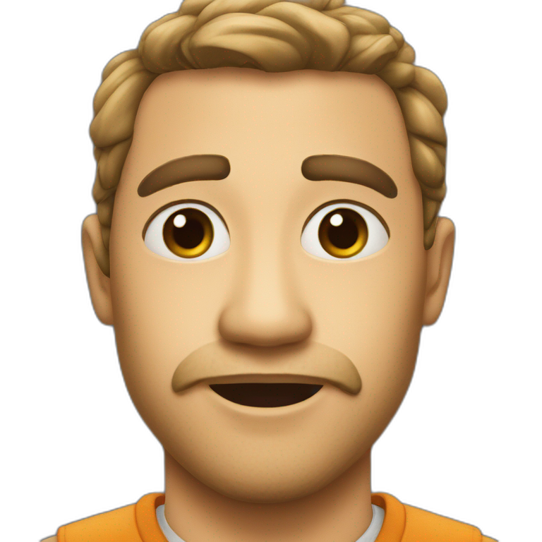 person thinking with hands on chin | AI Emoji Generator