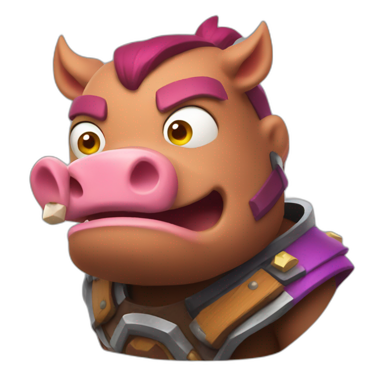 Hog Rider From Clashroyale Ai Emoji Generator 6421