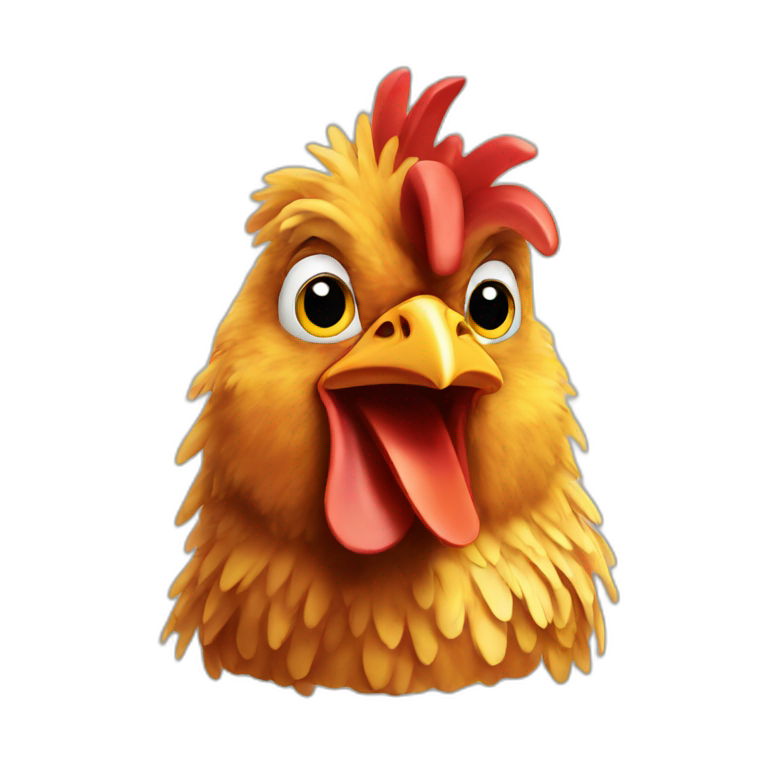 judgmental chicken | AI Emoji Generator