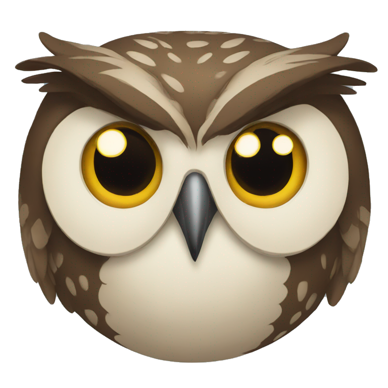 black owl | AI Emoji Generator