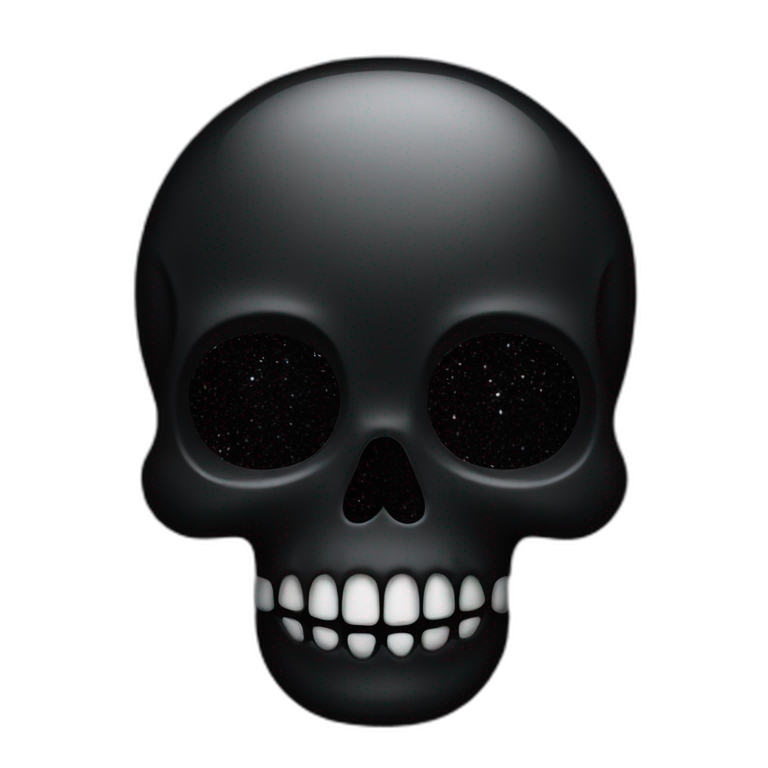 black skull | AI Emoji Generator