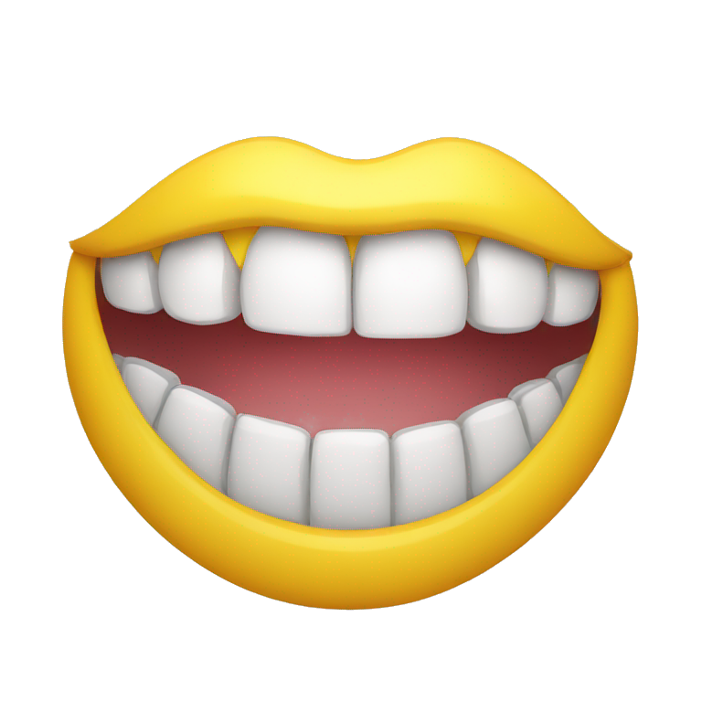 happy smile with teeth | AI Emoji Generator