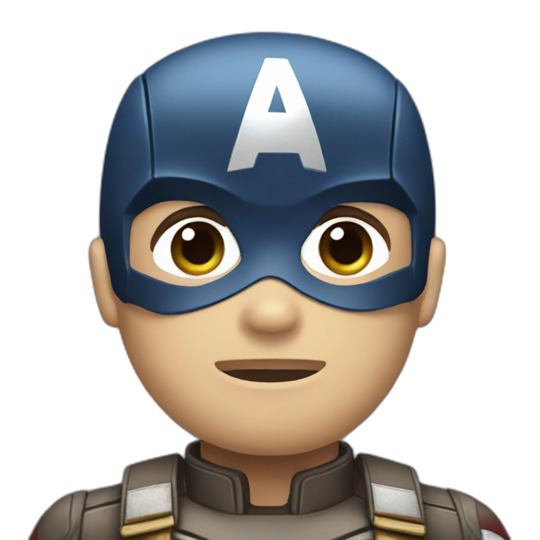 Captain america | AI Emoji Generator