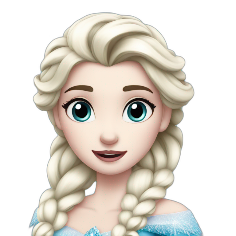 Elsa frozen | AI Emoji Generator