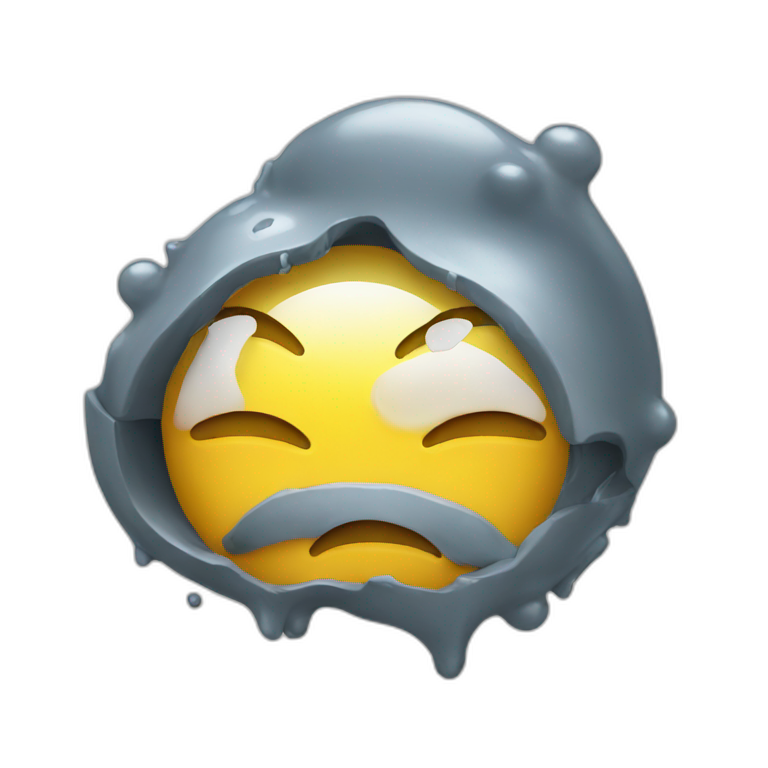 wipe away a tear | AI Emoji Generator