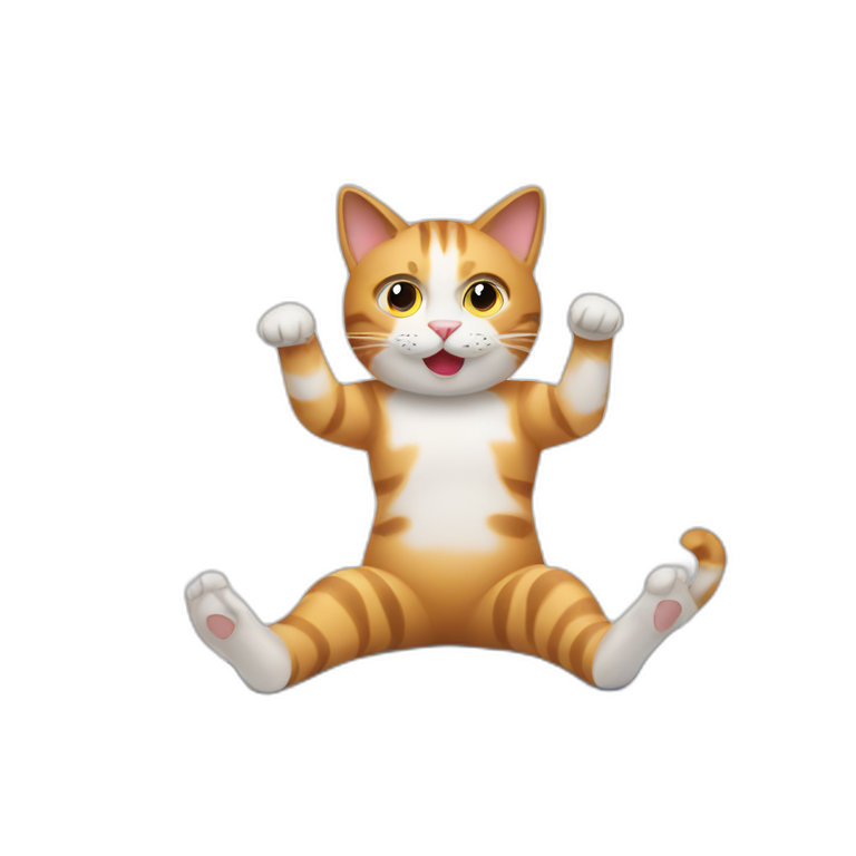 Cat doing money | AI Emoji Generator