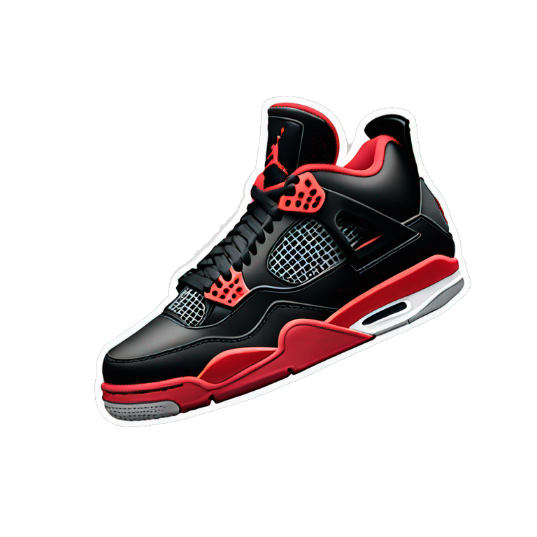 Air Jordan Retro 4 Ai Emoji Generator 6356