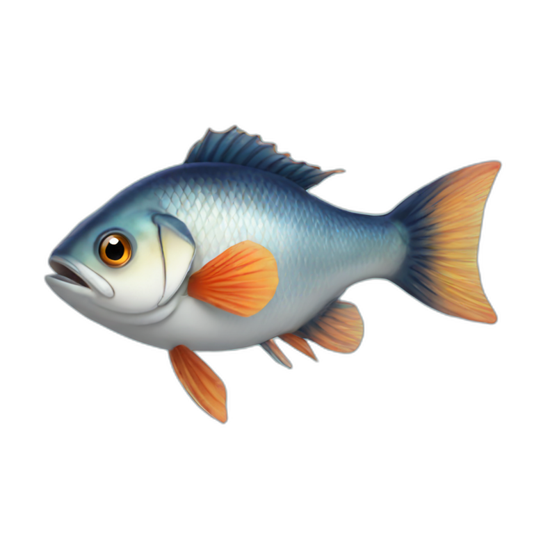 Overwhelmingly smug fish | AI Emoji Generator