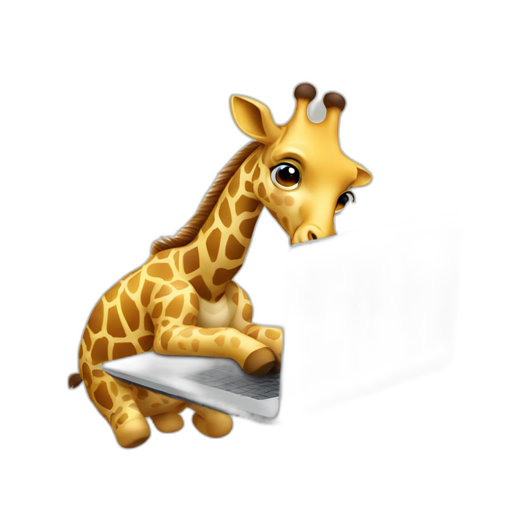 diamond watch on giraffe | AI Emoji Generator