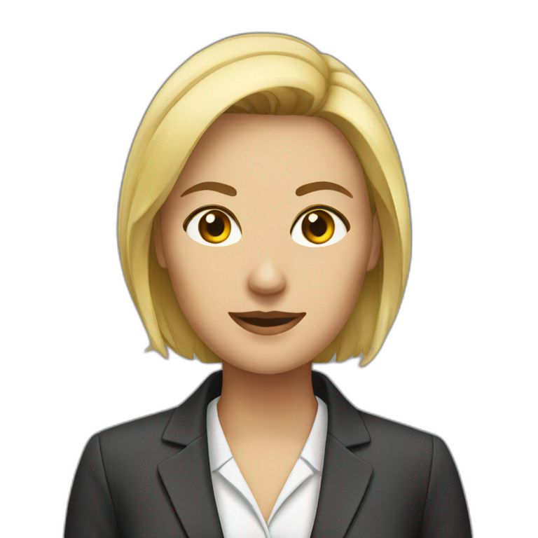 Black female project manager | AI Emoji Generator