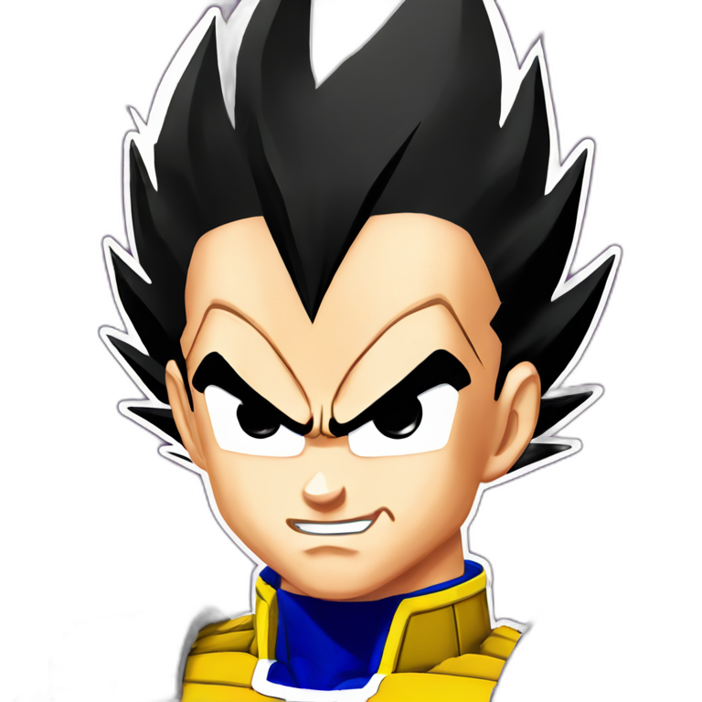 super sayian rose vegeta | AI Emoji Generator