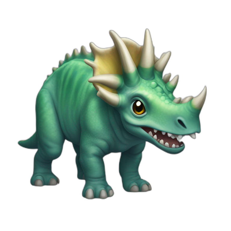 Triceratops | AI Emoji Generator