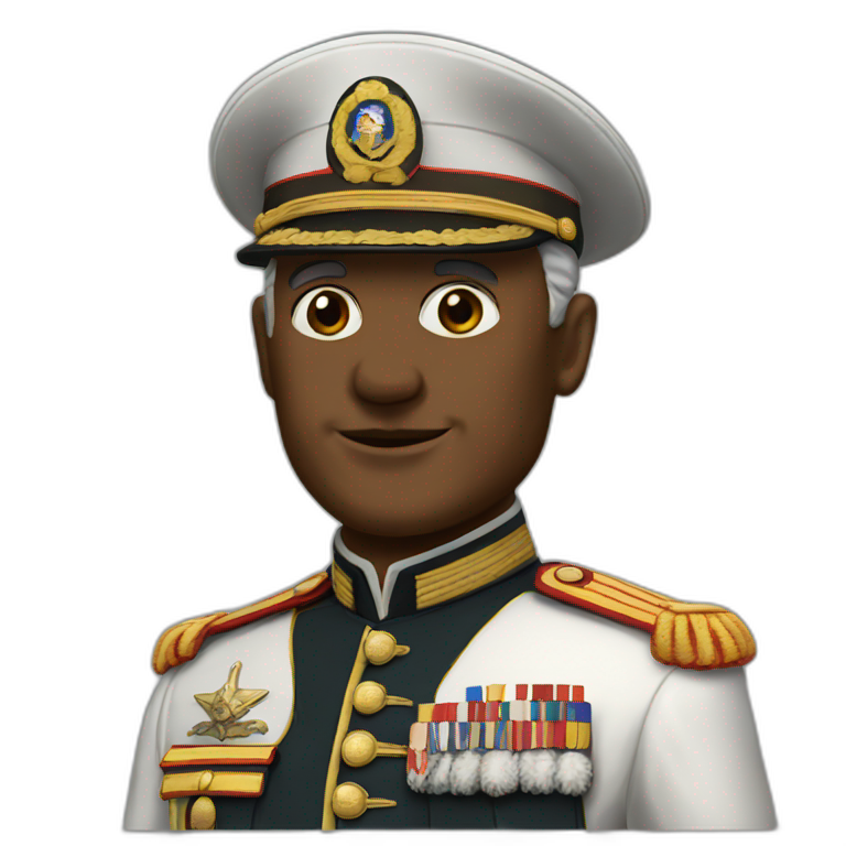 general with big mustche | AI Emoji Generator