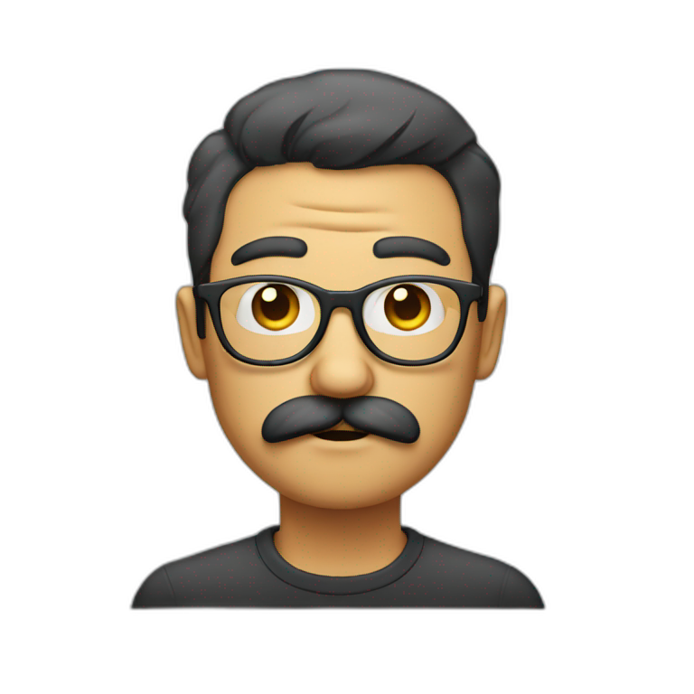 Judgmental facial expression | AI Emoji Generator