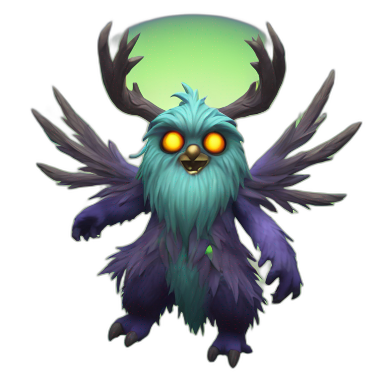 moonkin druid World of Warcraft happy | AI Emoji Generator