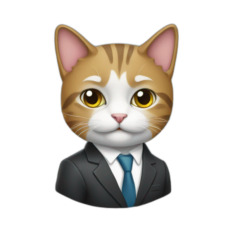 business cat  AI Emoji Generator